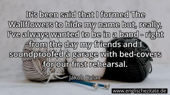 Englisches Zitat von Jakob Dylan als Bild