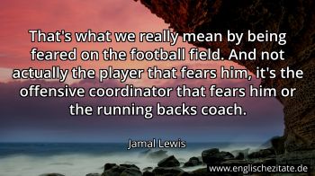 Englisches Zitat von Jamal Lewis als Bild