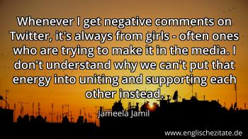 Englisches Zitat von Jameela Jamil als Bild