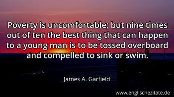 Englisches Zitat von James A. Garfield als Bild