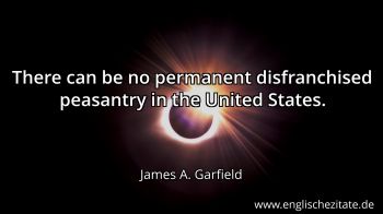 Englisches Zitat von James A. Garfield als Bild