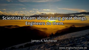 Englisches Zitat von James A. Michener als Bild