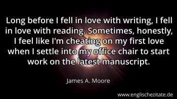 Englisches Zitat von James A. Moore als Bild