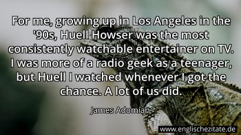 Englisches Zitat von James Adomian als Bild