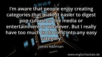 Englisches Zitat von James Adomian als Bild