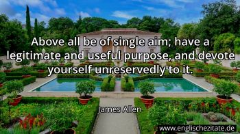 Englisches Zitat von James Allen als Bild