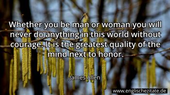 Englisches Zitat von James Allen als Bild