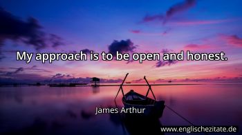 Englisches Zitat von James Arthur als Bild
