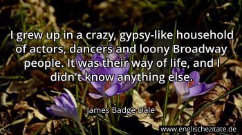 Englisches Zitat von James Badge Dale als Bild
