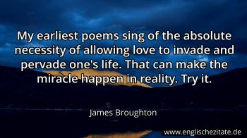 Englisches Zitat von James Broughton als Bild