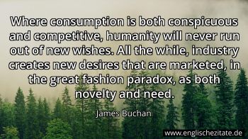 Englisches Zitat von James Buchan als Bild