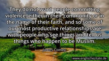 Englisches Zitat von James Comey als Bild