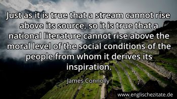 Englisches Zitat von James Connolly als Bild