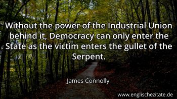 Englisches Zitat von James Connolly als Bild