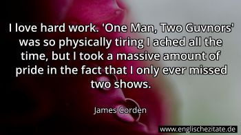 Englisches Zitat von James Corden als Bild