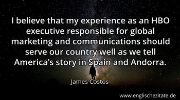 Englisches Zitat von James Costos als Bild
