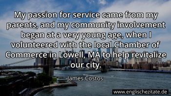 Englisches Zitat von James Costos als Bild