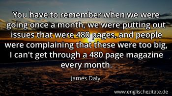 Englisches Zitat von James Daly als Bild