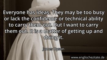 Englisches Zitat von James Dyson als Bild