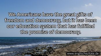 Englisches Zitat von James E. Rogers als Bild