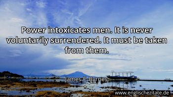 Englisches Zitat von James F. Byrnes als Bild