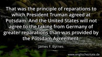 Englisches Zitat von James F. Byrnes als Bild