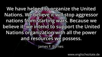Englisches Zitat von James F. Byrnes als Bild