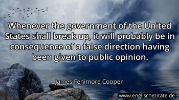 Englisches Zitat von James Fenimore Cooper als Bild