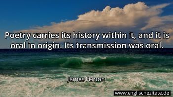 Englisches Zitat von James Fenton als Bild