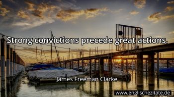 Englisches Zitat von James Freeman Clarke als Bild