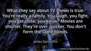Englisches Zitat von James Gandolfini als Bild