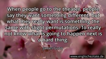 Englisches Zitat von James Gunn als Bild