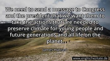 Englisches Zitat von James Hansen als Bild