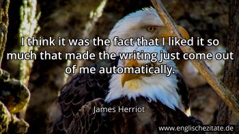 Englisches Zitat von James Herriot als Bild