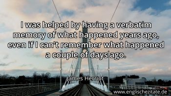 Englisches Zitat von James Herriot als Bild