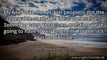 Englisches Zitat von James Howard Kunstler als Bild