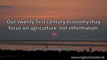 Englisches Zitat von James Howard Kunstler als Bild