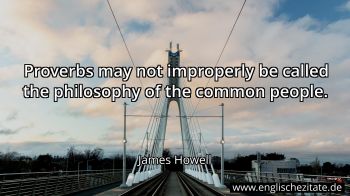 Englisches Zitat von James Howell als Bild