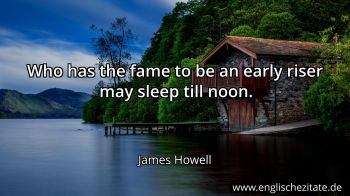 Englisches Zitat von James Howell als Bild