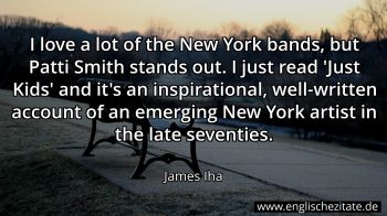 Englisches Zitat von James Iha als Bild