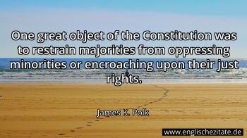 Englisches Zitat von James K. Polk als Bild