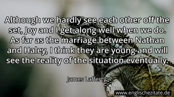 Englisches Zitat von James Lafferty als Bild