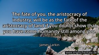 Englisches Zitat von James Larkin als Bild