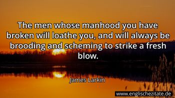 Englisches Zitat von James Larkin als Bild
