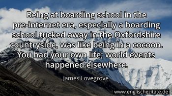 Englisches Zitat von James Lovegrove als Bild