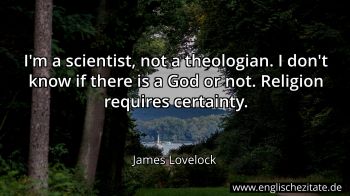 Englisches Zitat von James Lovelock als Bild