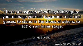 Englisches Zitat von James Luceno als Bild