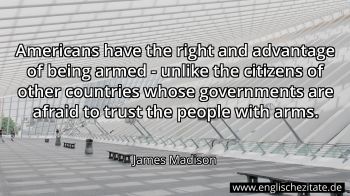 Englisches Zitat von James Madison als Bild