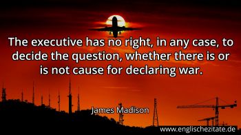 Englisches Zitat von James Madison als Bild