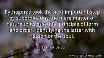 Englisches Zitat von James Mark Baldwin als Bild